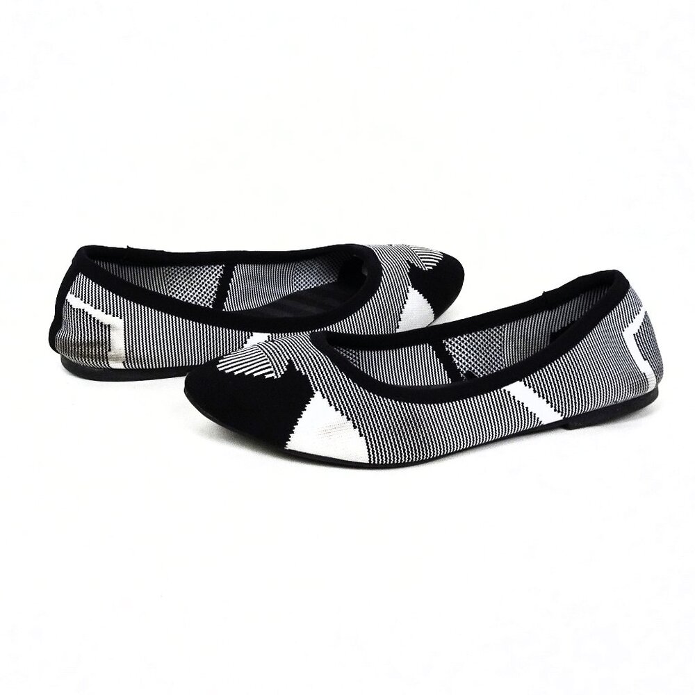 Skechers Cleo Wham Knit Ballet Flats Shoes Womens 10 Air Memory Foam Loafers